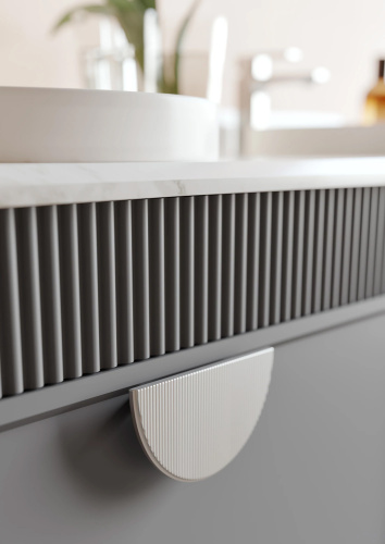 Тумба с раковиной Orka Molino 5004667 102х55х53 цвет антрацит матовый - фото 4