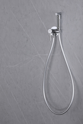 Гигиенический душ со смесителем ABBER Wasser Kreis AF8125 хром - фото 3