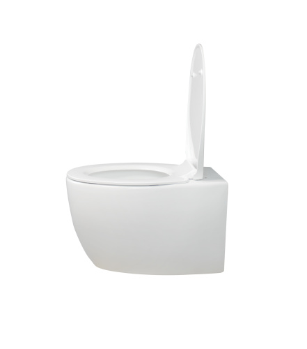 Унитаз подвесной Creo Сeramique AVIGNON COMBO-AV1100W/AV1001WT белый с сиденьем с микролифт смыв торнадо - фото 2