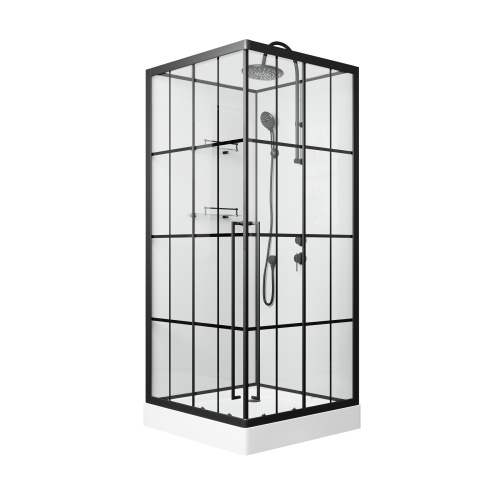 Душевая кабина Niagara Standart ST90/15QR/KL/BKT 90х90 квадратная без крыши ориентация правая - фото 2