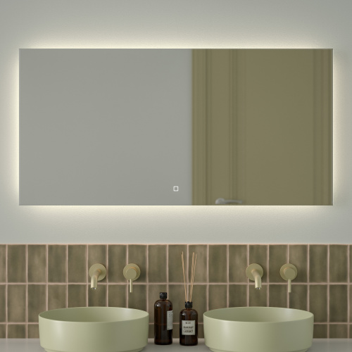 Зеркало в ванную Defesto GLOW DF 2508SH 120х60 - фото 3