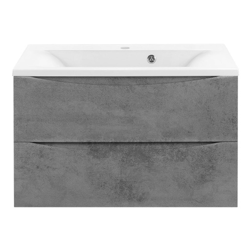 Тумба под раковину Vincea Mia VMC-2MA800BT 79х50х44 подвесная цвет серый - фото 2