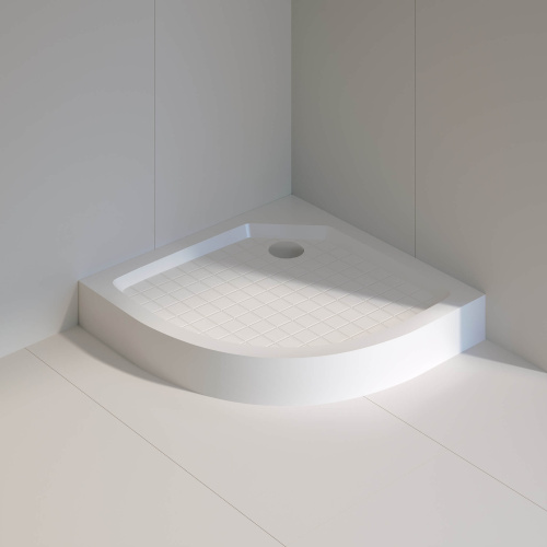 Душевой поддон RGW SMC 57350488-01 80х80 стеклопластик белый с ножками - фото 2