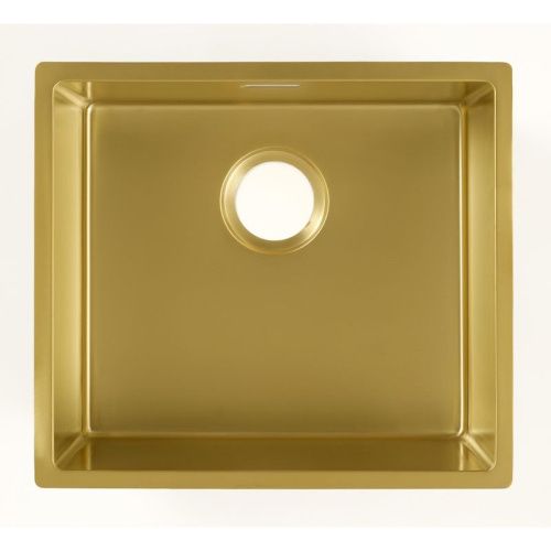 Кухонная мойка Grandex Aqua 5010861 49х44 цвет золото поверхность матовая - фото 5