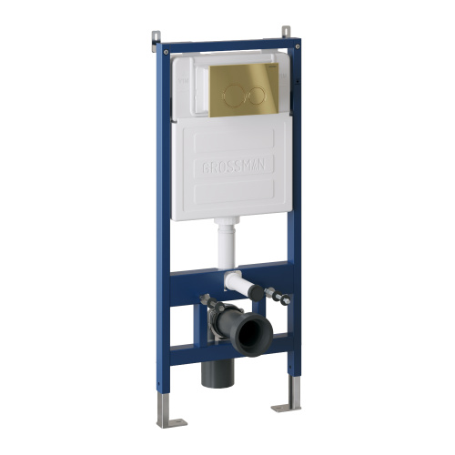 Клавиша смыва механическая Grossman Galaxy 700.K31.01.300.300 цвет золото - фото 4