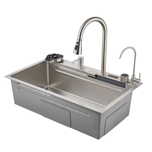 Кухонная мойка Savol S-SC002L 75х46 цвет сатин поверхность матовая - фото 2