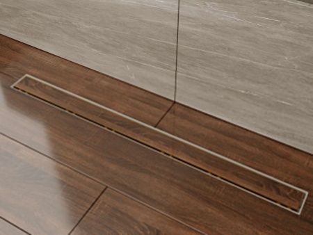 Душевой лоток Plumberia Selection PSM MODULAR PSM90OR 90х5 золото