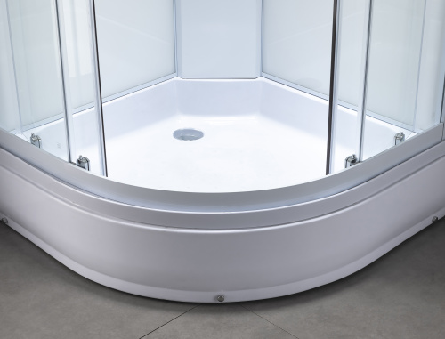 Душевая кабина Taliente TA-100CW 100х100 четверть круга без крыши ориентация универсальная - фото 4