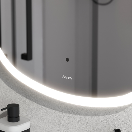 Зеркало в ванную Am.Pm Func M8FMOX0601WGS 60х60 цвет серый металлик - фото 5