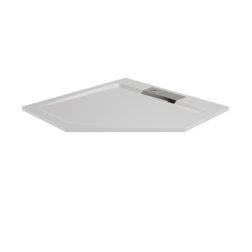 Душевой поддон RGW STA 16330599-01 90х90 искусственный камень белый без ножек - фото 4