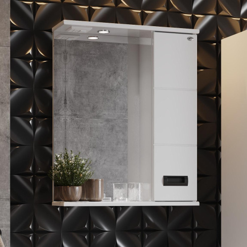 Зеркало-шкаф Onika Балтика 205846 58х16х71 подвесной - фото 2