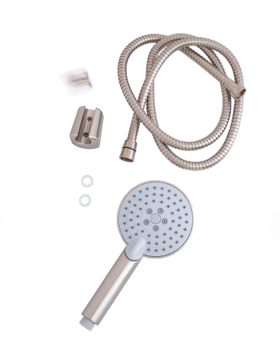 Душевой гарнитур Orange Style LM53ni настенный  никель - фото 5