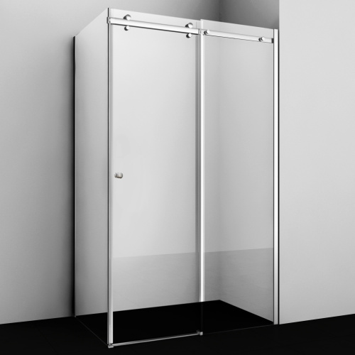 Душевой уголок Wasserkraft 56R15 110х90 стекло прозрачное профиль хром глянцевый без поддона - фото 3