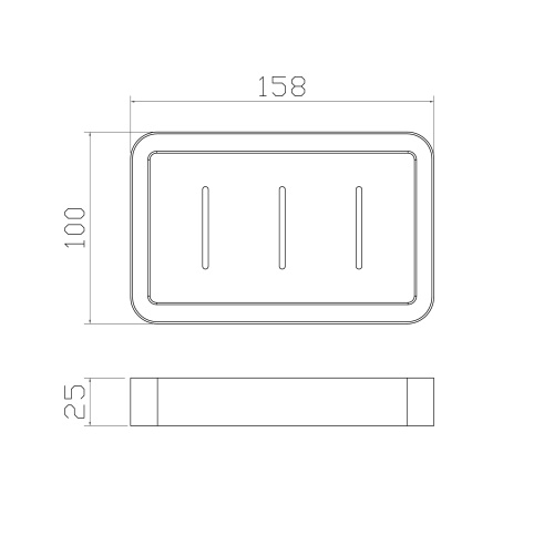 Мыльница с держателем Wonzon & Woghand Carbon WW-7732 - фото 2
