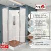 Душевая кабина AvaCan K K2080N 80х80 прямоугольная без крыши ориентация универсальная