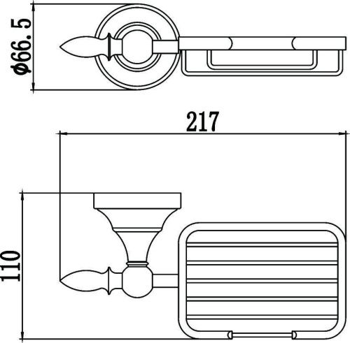 Мыльница Savol S-06832B - фото 3