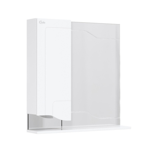 Зеркало-шкаф Onika Веронэлла 207521 73х15х73 подвесной цвет белый