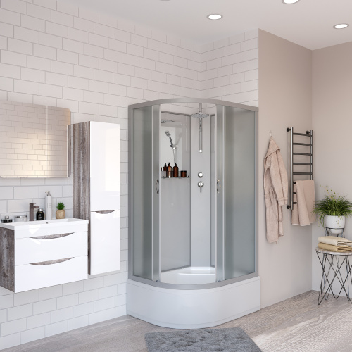 Душевая кабина Niagara Classic 23101424RBKT 120х80 асимметричная без крыши ориентация правая - фото 3