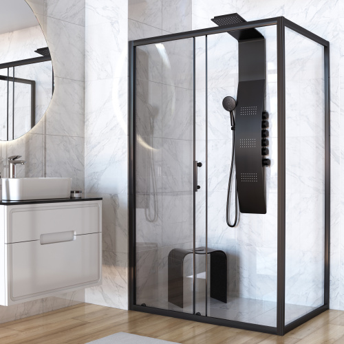 Душевая панель Taliente TA-G-A04Bb прямоугольная настенная - фото 2