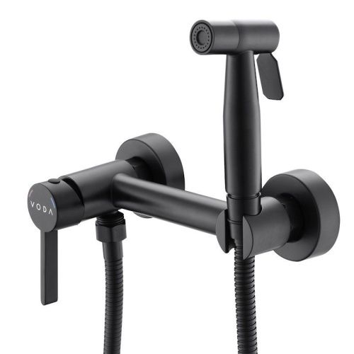 Гигиенический душ со смесителем Voda VSL02B черный - фото 2