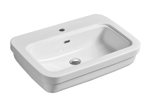 Раковина из санфаянса Simas EVO 15 bia 53х45 подвесная цвет белый