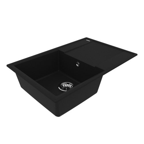 Кухонная мойка LeMark Imandra 760 9910025 76х50 цвет антрацит поверхность матовая - фото 2