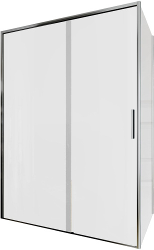 Душевой уголок Aquanet Pleasure Evo AE65-140x80-CT 140х80 стекло прозрачное профиль хром глянцевый без поддона - фото 2