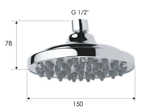 Верхний душ Remer 35315X хром - фото 2