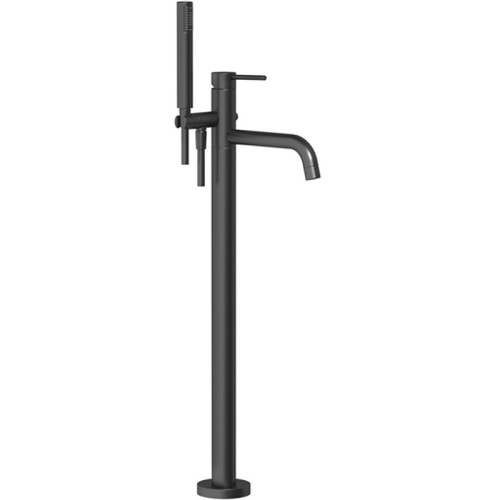 Смеситель Gessi Emporio Via tortona 24943#299 напольный черный