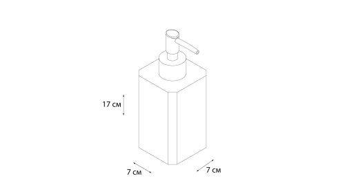 Диспенсер жидкого мыла Fixsen Dony FX-232-1 - фото 3