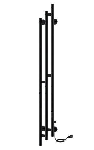 Полотенцесушитель Indigo Sky LSKE150-17BRRt 17х150 электрический черный муар - фото 2