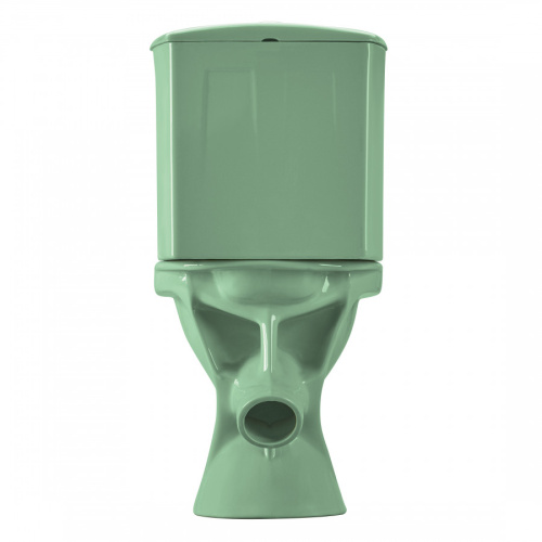 Унитаз-компакт напольный с бачком Santeri Вест 1P2018S0400BF салатовый с сиденьем каскадный смыв - фото 5