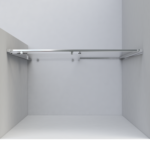 Душевая дверь Vincea Garda VDS-1G135CLGM 135х190 стекло прозрачное профиль вороненая сталь - фото 3