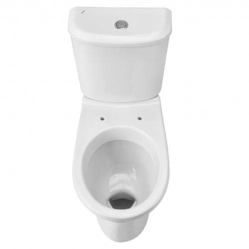 Унитаз-компакт напольный с бачком Santek Бореаль 1WH302147 белый с сиденьем микролифт каскадный смыв - фото 4