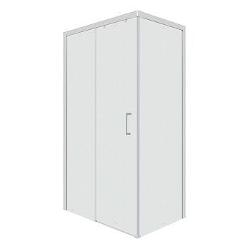 Душевой уголок Cerutti SPA VITO110-L 110х80 стекло прозрачное профиль хром глянцевый без поддона