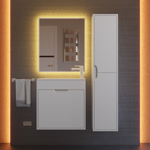 Тумба с раковиной Uperwood UPD Modul 393020546 60х21х62 цвет белый матовый - фото 4