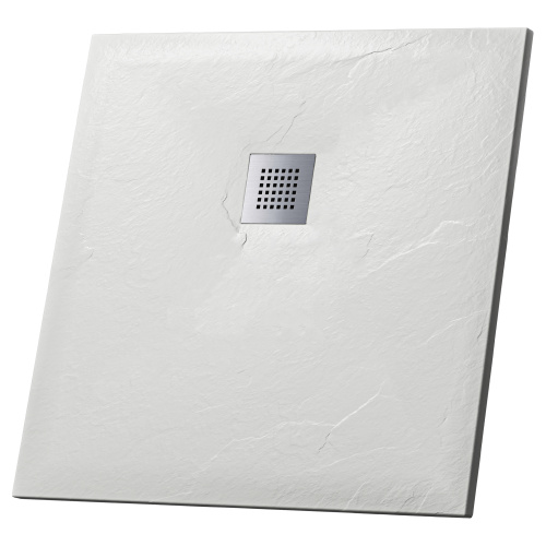 Душевой поддон Grossman Strong GR-S1100100Q 100х100 искусственный камень белый