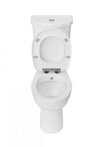 Чаша унитаза напольная Creavit BD315-00CB00E-0000 цвет белый без бачка без сиденья душевой смыв - фото 3