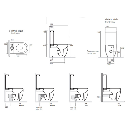 Чаша унитаза напольная Kerasan Nolita 531701 цвет белый с сиденьем и без бачка каскадный смыв - фото 2