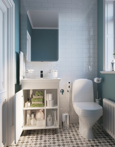 Зеркало-шкаф 1MarKa Nuvo У83224 50х14х90 подвесной цвет белый - фото 5