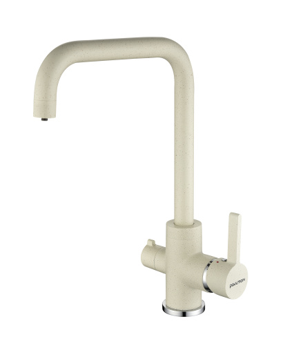 Смеситель для кухни Paulmark LOGAS Lo213021-331 на раковину белый