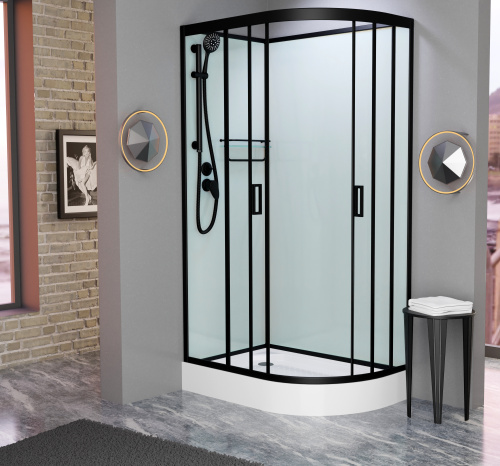 Душевая кабина Frank 814014 100х80 без крыши ориентация левая - фото 2