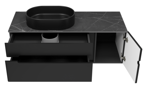 Тумба под раковину Misty Роял П-Роя-01120-021П2Я 119х49х40 подвесная - фото 3