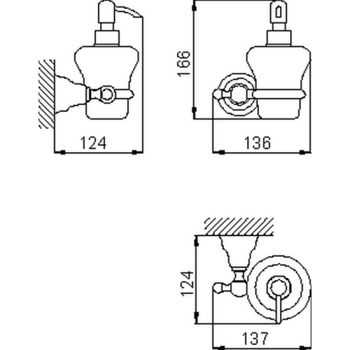 Дозатор Cisal Croisette 4024.01H.DO - фото 2