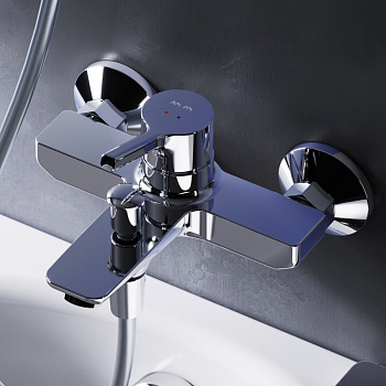 Смеситель для ванны и душа Am.Pm X-Joy S F85B10000 настенный хром