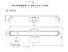 Душевой лоток Plumberia Selection PSL LINEAR PSL90MT 90х5 нержавеющая сталь
