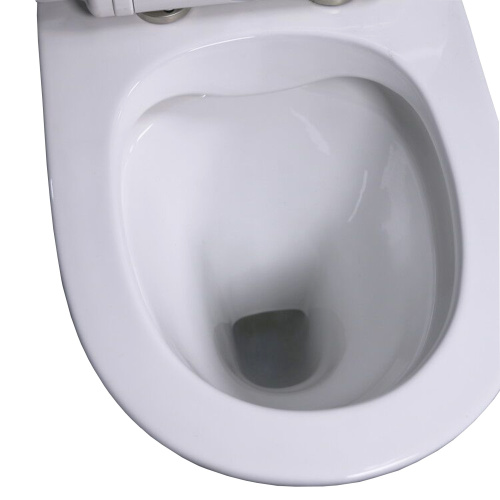 Унитаз напольный с бачком Taliente Arte AR35045 белый с сиденьем безободковый душевой смыв - фото 3