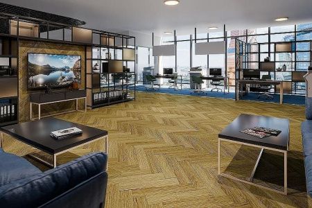 Кварцвиниловая плитка Damy Floor LONDON LVT 190902EL-06-LVT Манчестер толщина 0.25 см 43 класс 590х118