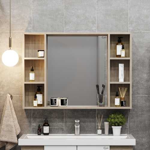 Зеркало-шкаф Onika Тимбер 210017 100х15х70 подвесной - фото 2