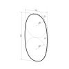 Зеркало Wellsee 7 Rays' Spectrum 172201420 40х80 подвесное